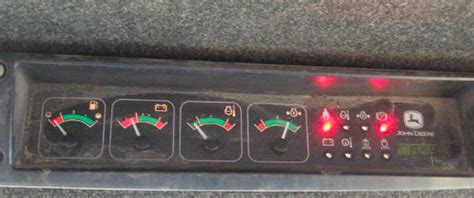 skid steer indicator lights|john deere skid steer battery warning light.